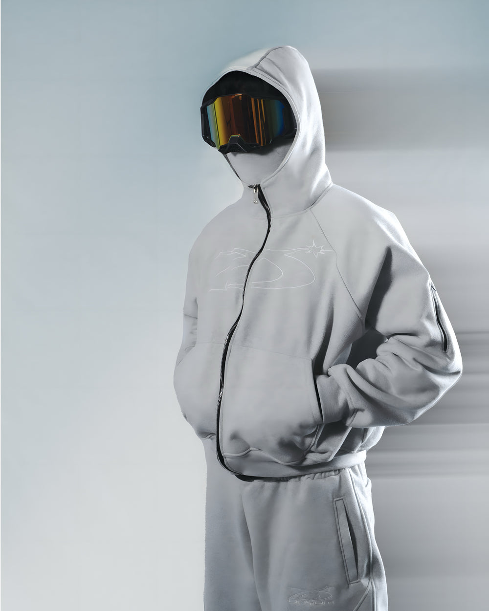 D26-MASKED ZIP-UP