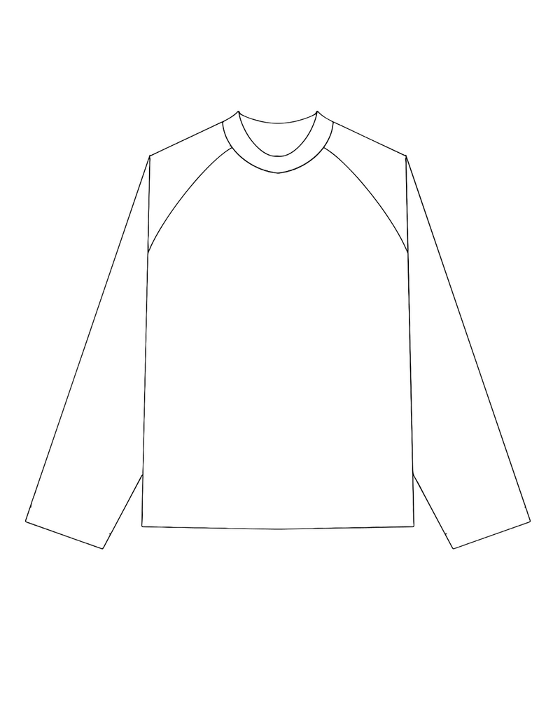Size chart for D26-CRYTAL DRAGON LONGSLEEVE